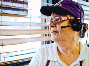 Marion Patton makes $9 an hour working at Braum's in Fort Worth. She's waiting (and hoping) to get full-time work at the ice cream and burger joint. Photo by Jordan Ricaurte.